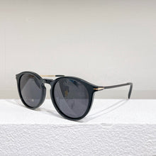 Load image into Gallery viewer, Retro Round frame Men&#39;s sunglasses DB1032 Light Comfortable Celebrity style Black gold /silver /Tortoiseshell Women&#39;s glasses