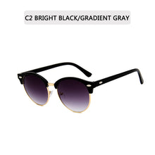 Load image into Gallery viewer, Retro Semi Rimless  Sunglasses Men Women Brand Designer Half Frame Sun Glasses Classic Vintage Oculos De Sol UV400