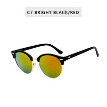 Load image into Gallery viewer, Retro Semi Rimless  Sunglasses Men Women Brand Designer Half Frame Sun Glasses Classic Vintage Oculos De Sol UV400