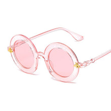 Load image into Gallery viewer, Retro Sexy Black Round Sunglasses Women Brand Designer English Letters Bee Circle Sun Glasses Female Shades Oculos
