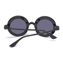 Load image into Gallery viewer, Retro Sexy Black Round Sunglasses Women Brand Designer English Letters Bee Circle Sun Glasses Female Shades Oculos