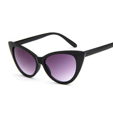 Load image into Gallery viewer, Retro Sexy Cat Eye Sunglasses Women Classic Black White Ladies Sun Glasses Vintage Cateye Frame Gradient Oculos De Sol Feminino