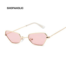 Load image into Gallery viewer, Retro Small Cat Eye Sunglasses Women Brand Designer Pink Sun Glasses For Ladies Alloy Quality Sunglasses Female Oculus De Sol