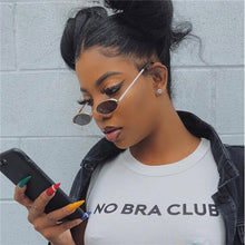 Load image into Gallery viewer, Retro Small Oval Hip Hop Womens Sunglasses Vintage Metal Frame Glasses Tiny Eyewear Unisex 90s Cool Bad Bunny Sun Glasses Men