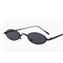 Load image into Gallery viewer, Retro Small Oval Hip Hop Womens Sunglasses Vintage Metal Frame Glasses Tiny Eyewear Unisex 90s Cool Bad Bunny Sun Glasses Men