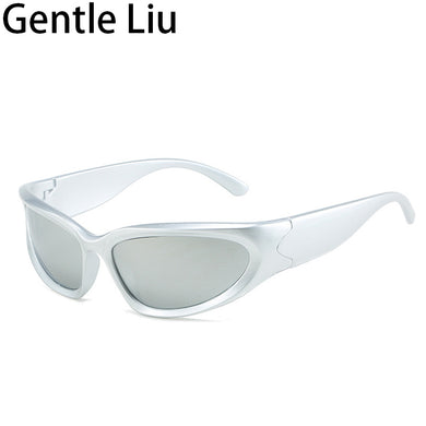 Retro Small Rectangle Sunglasses Women 2023 Trend Sports Sun Glasses for Men Punk Goggle Vintage Oculos De Sol Masculino