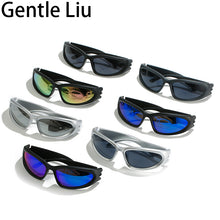 Load image into Gallery viewer, Retro Small Rectangle Sunglasses Women 2023 Trend Sports Sun Glasses for Men Punk Goggle Vintage Oculos De Sol Masculino