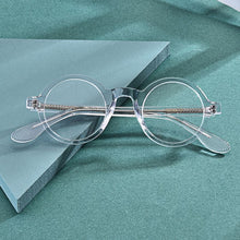Load image into Gallery viewer, Retro Small Round Glasses Frame Men Hand-Made Acetate Vintage Prescription Eyewear Myopia Women ZOLMAN