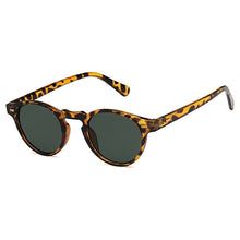 Load image into Gallery viewer, Retro Small Round Men Sunglasses Women Rice Nail Full Frame Driving Sun Glasses G15 Leopard Shades for Male Female
