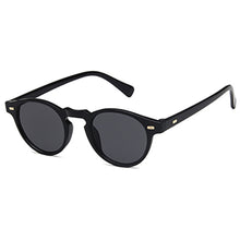 Load image into Gallery viewer, Retro Small Round Men Sunglasses Women Rice Nail Full Frame Driving Sun Glasses G15 Leopard Shades for Male Female