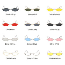 Load image into Gallery viewer, Retro Small Round Sunglasses Women Brand Designer Black Sun Glasses For Ladies Alloy Quality Sunglasses Female Oculus De Sol