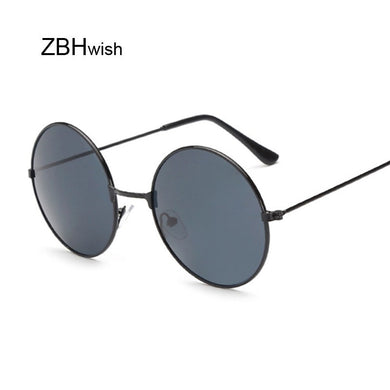 Retro Small Round Sunglasses Women Vintage Brand Shades Male Black Metal Sun Glasses For Female Designer Lunette