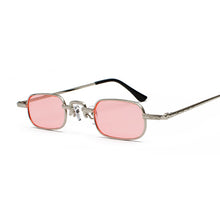 Load image into Gallery viewer, Retro Small Square Metal Steampunk Sunglasses Women Men Glasses Brand Designer Vintage Sunglasses Female