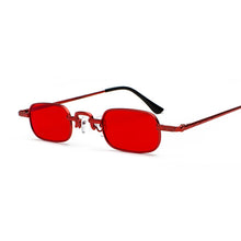 Load image into Gallery viewer, Retro Small Square Metal Steampunk Sunglasses Women Men Glasses Brand Designer Vintage Sunglasses Female