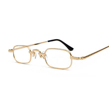 Load image into Gallery viewer, Retro Small Square Metal Steampunk Sunglasses Women Men Glasses Brand Designer Vintage Sunglasses Female