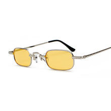 Load image into Gallery viewer, Retro Small Square Metal Steampunk Sunglasses Women Men Glasses Brand Designer Vintage Sunglasses Female