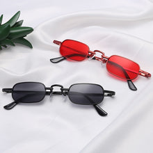 Load image into Gallery viewer, Retro Small Square Metal Steampunk Sunglasses Women Men Glasses Brand Designer Vintage Sunglasses Female