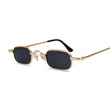Load image into Gallery viewer, Retro Small Square Metal Steampunk Sunglasses Women Men Glasses Brand Designer Vintage Sunglasses Female