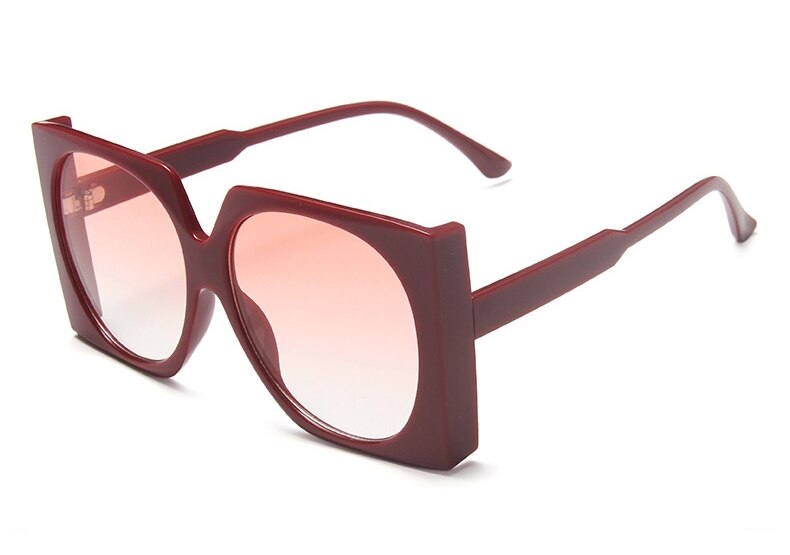 Retro Square Brand Designer Sunglasses Women eye glasses Oversized  glasses eyewear Oversized Sunglasses Woman