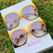 Carica l&#39;immagine nel visualizzatore di Gallery, Retro Square Brand Designer Sunglasses Women eye glasses Oversized  glasses eyewear Oversized Sunglasses Woman