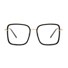 Load image into Gallery viewer, Retro Square Glasses Metal Oversized Optical Eyeglasses Anti-blue Light Big Frame Vintage Unisex Clear Eyewear