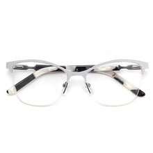 Load image into Gallery viewer, Retro Square Half Frame Prescription Glasses For Sight Women Decorative Glasses Female Eyeglasses Men&#39;s Clear Computer Glasses