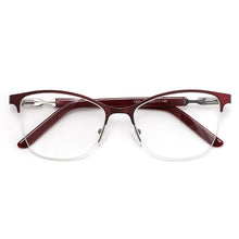 Load image into Gallery viewer, Retro Square Half Frame Prescription Glasses For Sight Women Decorative Glasses Female Eyeglasses Men&#39;s Clear Computer Glasses