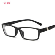 Load image into Gallery viewer, Retro Square Minus Degree Nearsighted Eye Glasses Finished Flower Legs Red Myopia Glasses Diopter Eyewear -100 -150 -200 To -600