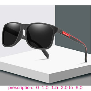 Retro Square Myopia Sunglasses Men Vintage Reading Eyeglasses UV Driving Prescription Male Driving Goggles Diopter NX