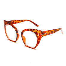 Load image into Gallery viewer, Retro Square Optical Glasses Frame Women Men Leopard Clear Glass Eyeglasses Prescription Transparent Spectacle Frame Unisex