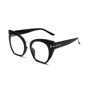 Retro Square Optical Glasses Frame Women Men Leopard Clear Glass Eyeglasses Prescription Transparent Spectacle Frame Unisex