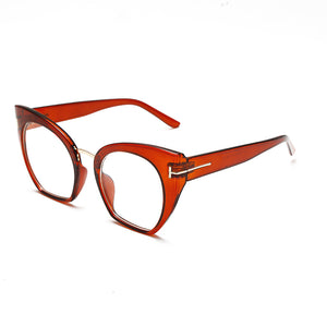 Retro Square Optical Glasses Frame Women Men Leopard Clear Glass Eyeglasses Prescription Transparent Spectacle Frame Unisex