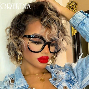 Retro Square Optical Glasses Frames 2023 Women Prescription Glasses Clear Len Anti-blue Light Eyeglasses Spectacle Frame Eyewear