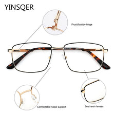 Load image into Gallery viewer, Retro Square Optical Men Prescription Eyewear Without Diopter Spectacle Frames Women‘s Vintage Glasses Stylish Eyeglass Metal