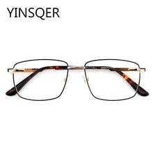 Load image into Gallery viewer, Retro Square Optical Men Prescription Eyewear Without Diopter Spectacle Frames Women‘s Vintage Glasses Stylish Eyeglass Metal