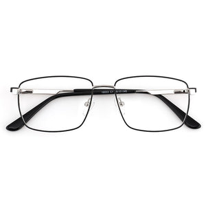 Retro Square Optical Men Prescription Eyewear Without Diopter Spectacle Frames Women‘s Vintage Glasses Stylish Eyeglass Metal