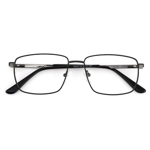 Retro Square Optical Men Prescription Eyewear Without Diopter Spectacle Frames Women‘s Vintage Glasses Stylish Eyeglass Metal