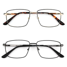 Load image into Gallery viewer, Retro Square Optical Men Prescription Eyewear Without Diopter Spectacle Frames Women‘s Vintage Glasses Stylish Eyeglass Metal