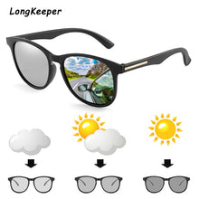 Load image into Gallery viewer, Retro Square Photochromic Sunglasses Driving Men Polarized Chameleon Change Color Glasses for Women Sport Sun Glasses