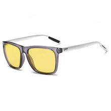 Carica l'immagine nel visualizzatore di Gallery, Retro Square Polarized Night Vision Goggles Driving Polarized Sunglasses Men's Car Driving UV400 Anti-glare Sunglasses Eyewear