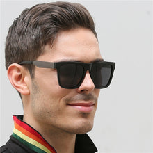 Carica l'immagine nel visualizzatore di Gallery, Retro Square Polarzied Men's Sunglasses For Driving High Quality UV400 Oversized Sunglass Male able Wide Leg Sun Glasses