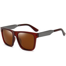 Carica l'immagine nel visualizzatore di Gallery, Retro Square Polarzied Men's Sunglasses For Driving High Quality UV400 Oversized Sunglass Male able Wide Leg Sun Glasses
