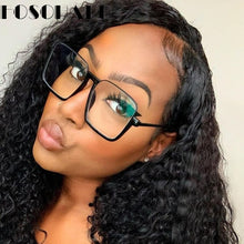 Carica l&#39;immagine nel visualizzatore di Gallery, Retro Square Prescription Optical Frames Women Half Frames Female Anti Blue Light Blocking Glasses Gafas Eyeglasses Eyewear