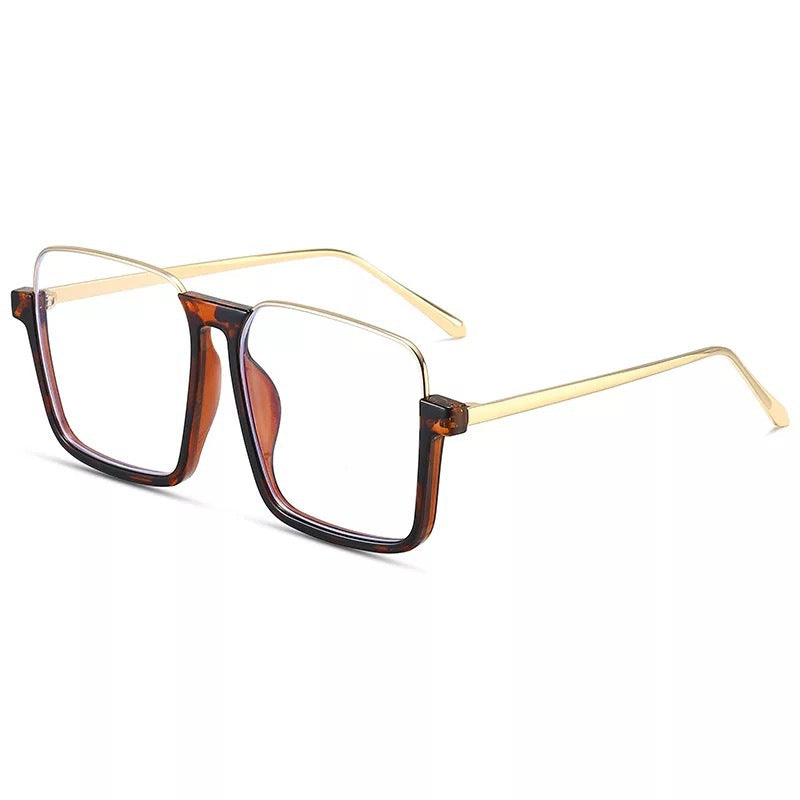 Retro Square Prescription Optical Frames Women Half Frames Female Anti Blue Light Blocking Glasses Gafas Eyeglasses Eyewear