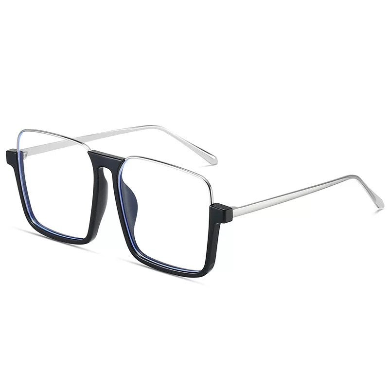 Retro Square Prescription Optical Frames Women Half Frames Female Anti Blue Light Blocking Glasses Gafas Eyeglasses Eyewear