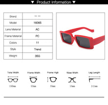 Load image into Gallery viewer, Retro Square Sun Glasses  Brand Travel Small Rectangle Sunglasses Women Men Vintage Oculos Lunette De Soleil Femme
