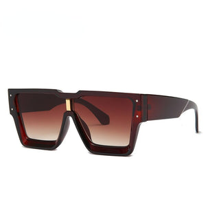 Retro Square Sunglasses Designer Ladies Oversized Sunglasses for Men and Women Gafas De Sol Oculos UV400