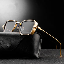 Load image into Gallery viewer, Retro Square Sunglasses Men  Luxury Brand Designer Ourdoor Sun Glasses Steampunk Sunglasses Red Black Sunglass Women UV400