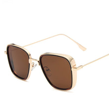 Load image into Gallery viewer, Retro Square Sunglasses Men  Luxury Brand Designer Ourdoor Sun Glasses Steampunk Sunglasses Red Black Sunglass Women UV400
