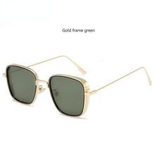 Load image into Gallery viewer, Retro Square Sunglasses Men Tony Stark Sun Glasses  Brand Designer Steampunk Sunglasses Red Black Sunglass Women UV400